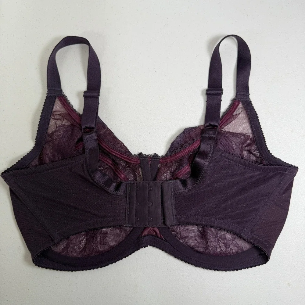 Wacoal 34G Retro Chic Full Figure Full Coverage Underwire Bra 855186 Women's
